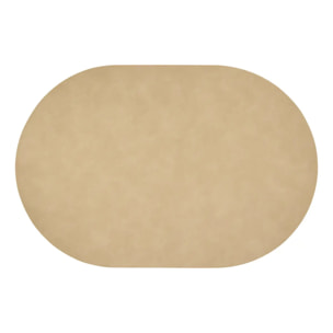 Set de table oval Kim 49x33cm beige