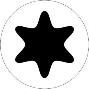 Embout de vissage WIHA Standard - TORX - Boite de 50 embouts - T40 x 25 mm - 08070