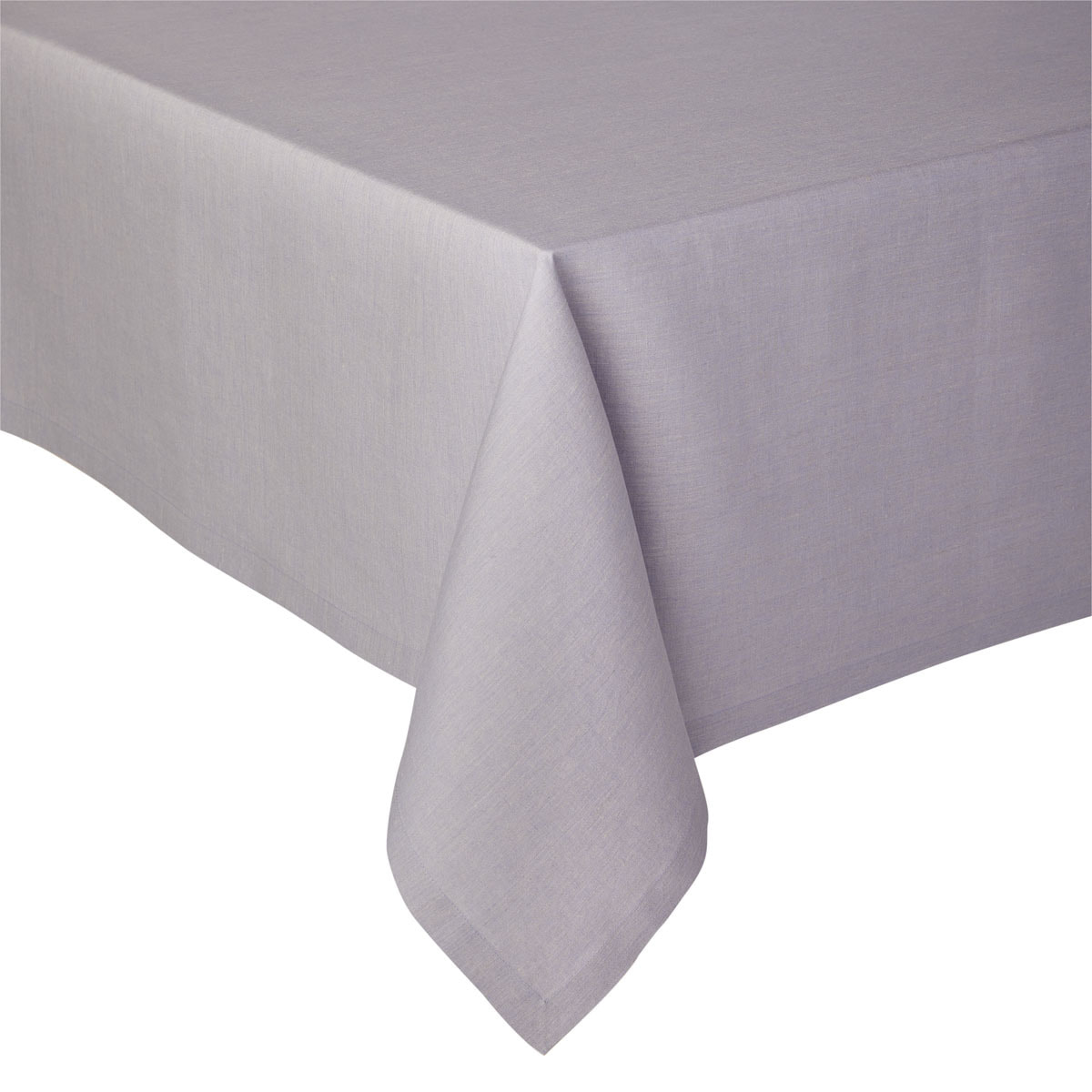 Nappe unie en lin, CHAMBRAY, Violet Lilas