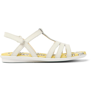 Sandalias - CAMPER Right - Blanco - Cuero liso