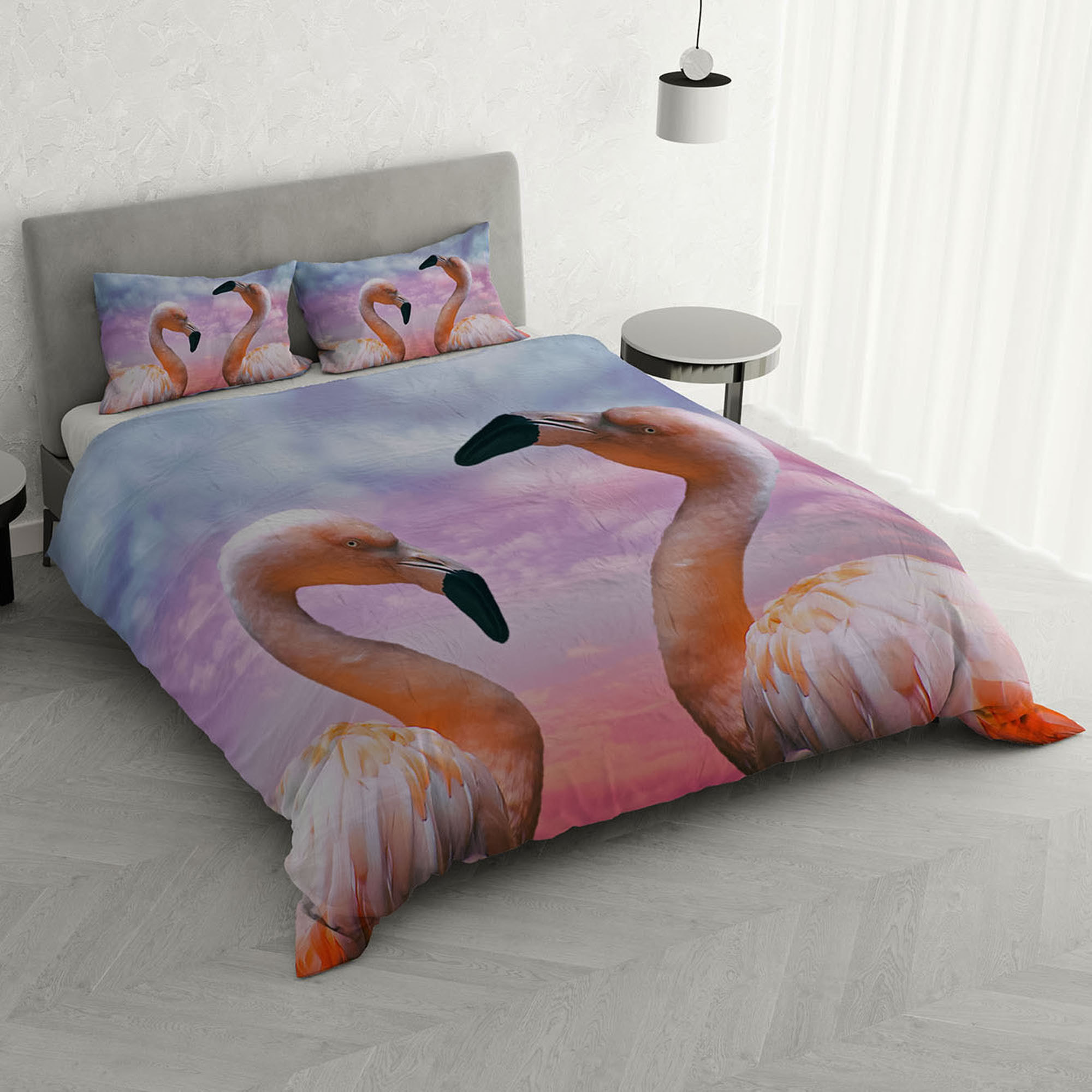 PARURE COPRIPIUMINO GOODNIGHT - STAMPA DIGITALE 100% Microfibra