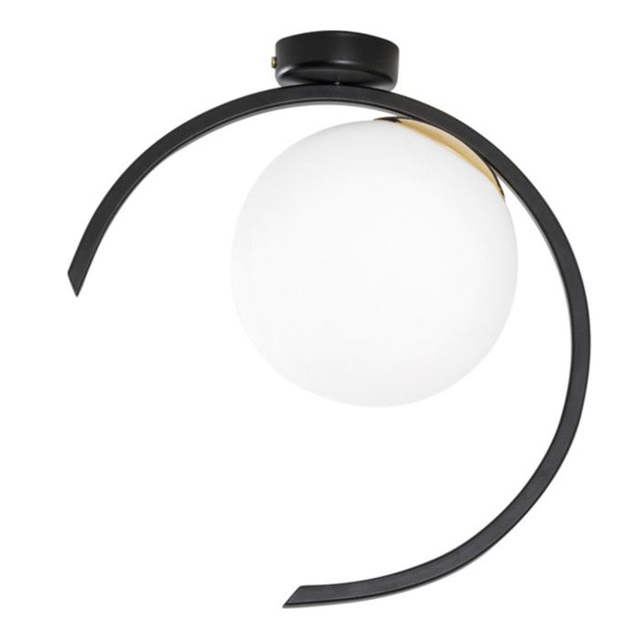 Plafoniera Rossini TSUKI Nero/Oro