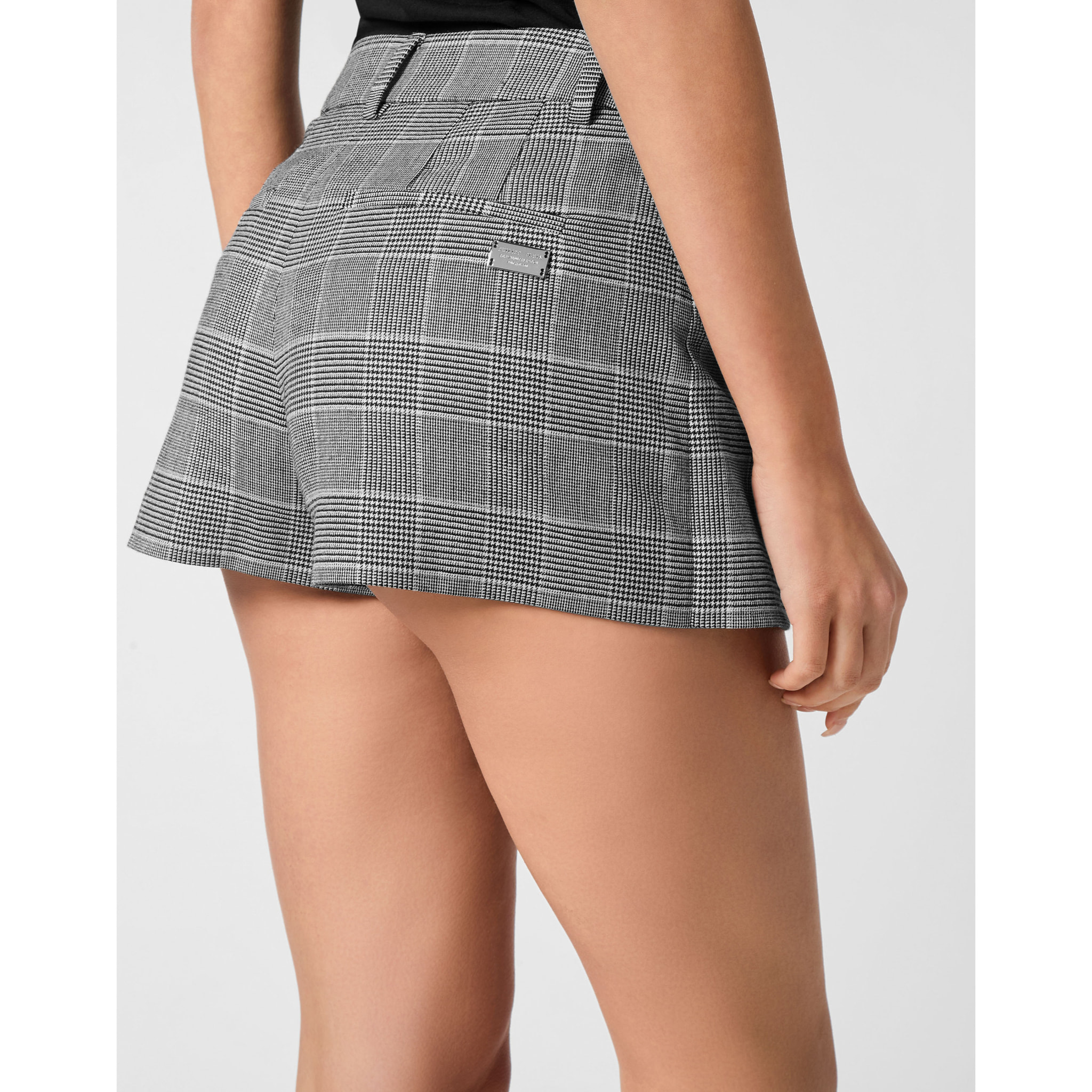 PHILIPP PLEIN Falda corta Prince of Wales