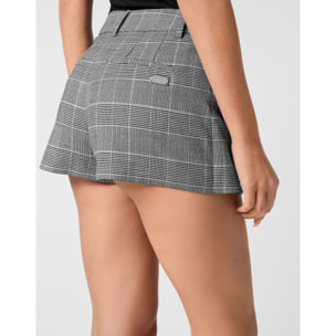 PHILIPP PLEIN Falda corta Prince of Wales