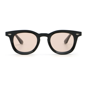 Gafas de sol OCEAN KYOTO - Negro brillante / Transparente rosa