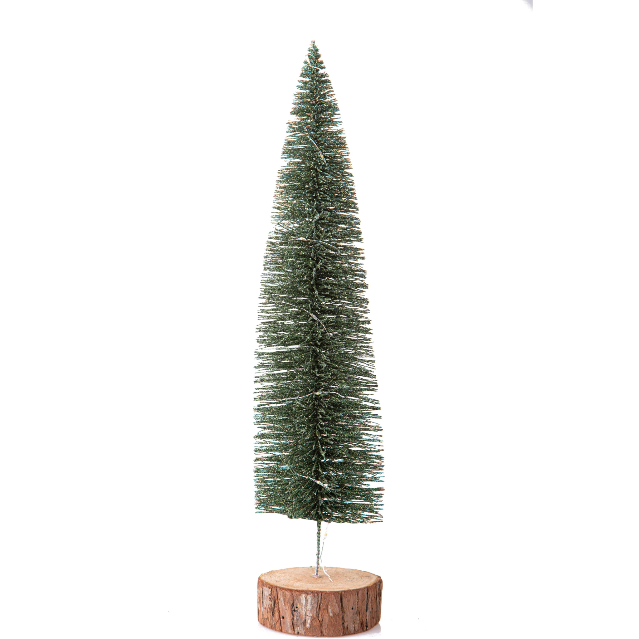 Albero con led - Pezzi 4 - 9,5xH40x9,5cm - Bianchi Dino SpA