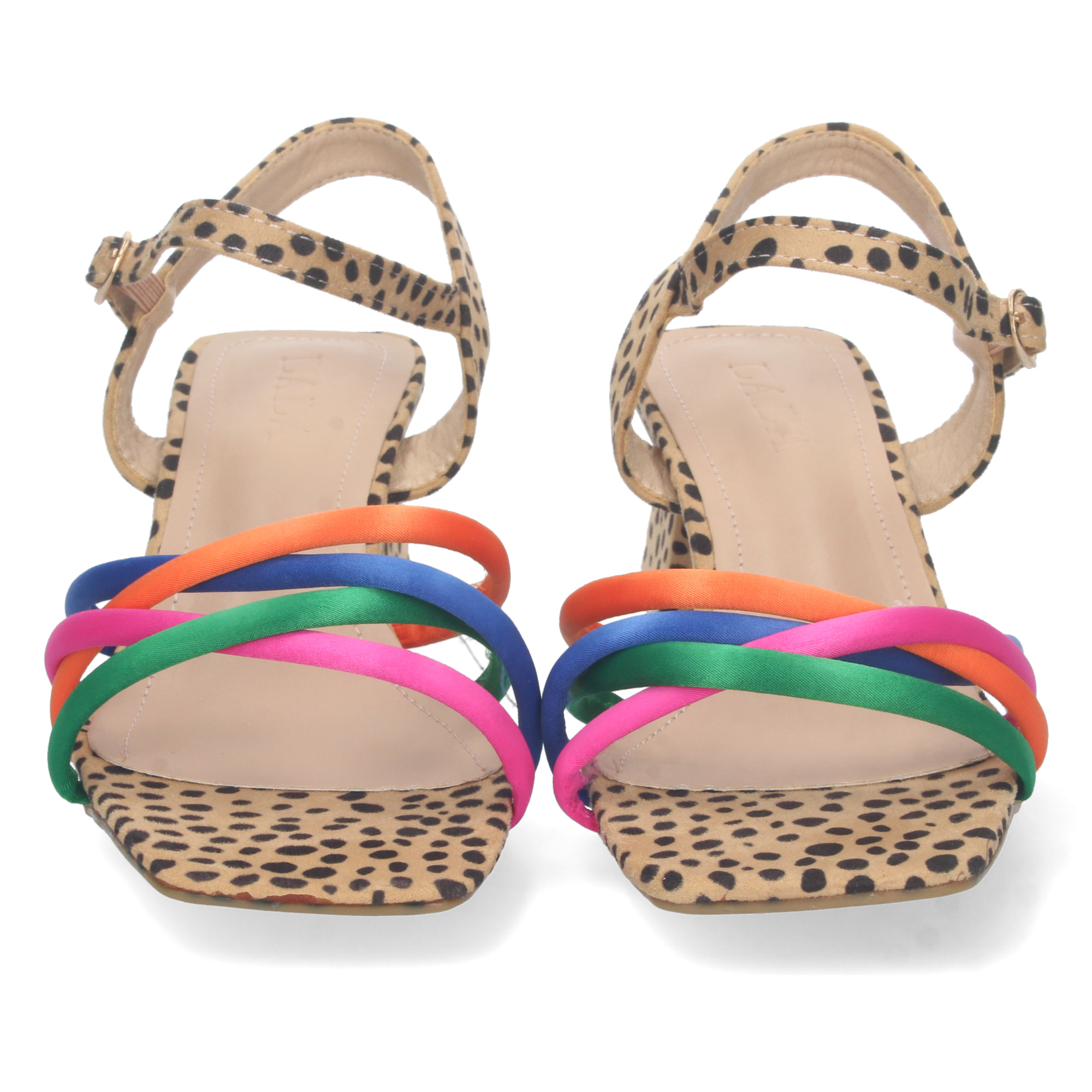 Sandalia de Tacon Bajo con Hebilla