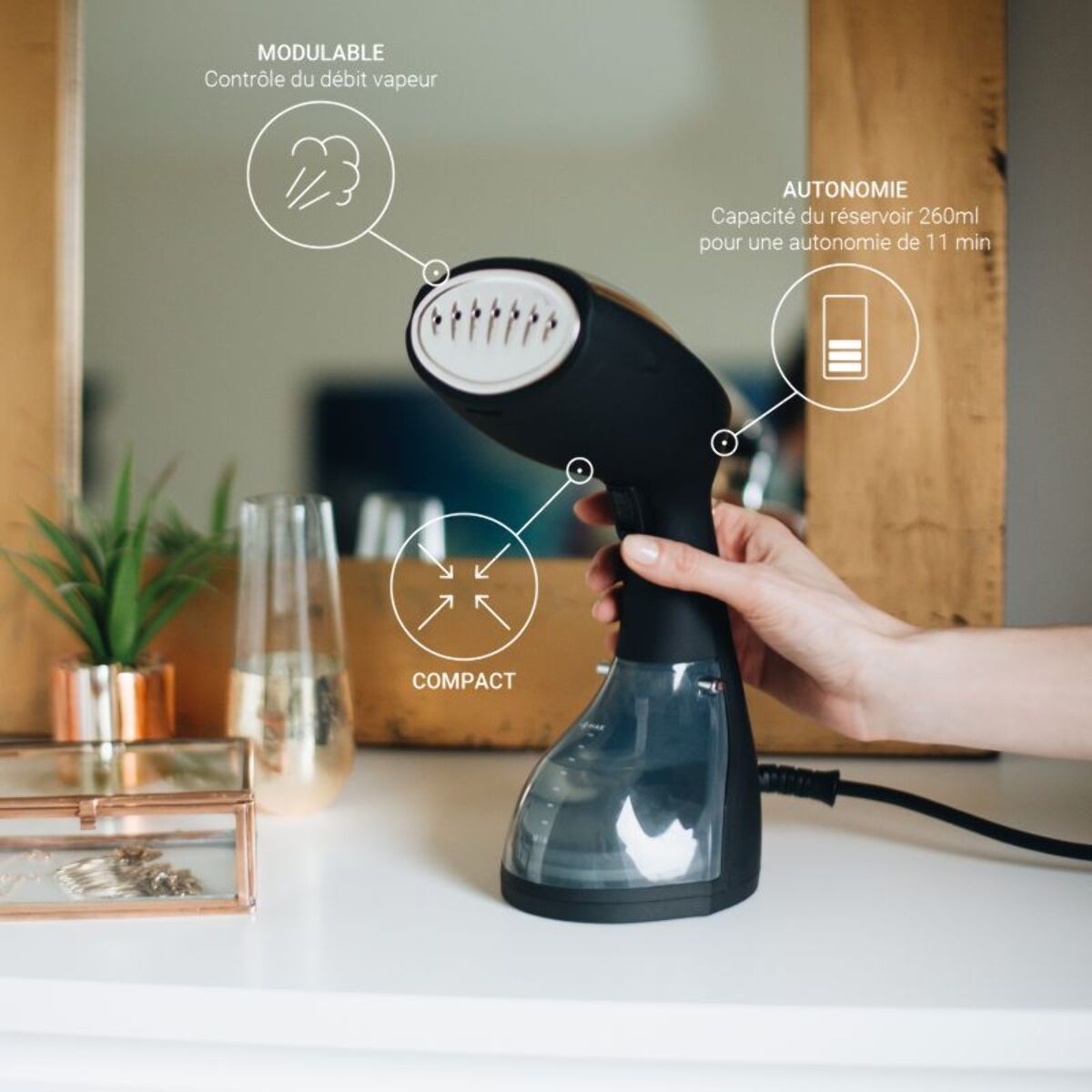 Défroisseur vapeur STEAMONE EUTR150B S Travel