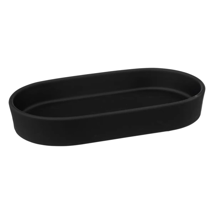 Plateau en grès "Colorama" noir khôl