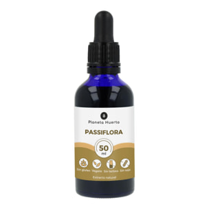 PLANETA HUERTO | Extracto de Passiflora 50 ml – Relajante Natural para el Insomnio y la Ansiedad