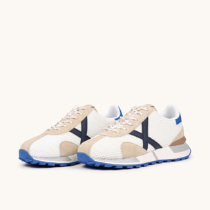 Zapatilla Retro con Rejilla y Piel MUNICH SAPPORO CLUB 200