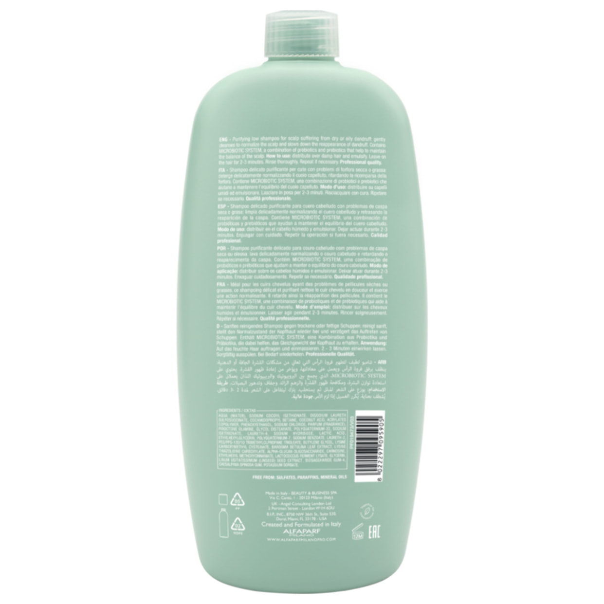 ALFAPARF MILANO Semi Di Lino Purifying Low Shampoo 1000ml