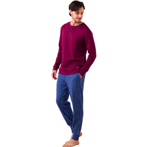 Pigiama punto milano rigato. Noidinotte