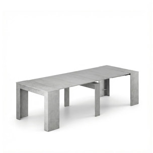 Mesa consola extensible Denis en cemento 50-235 cm Cemento