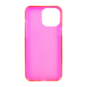 Custodia in silicone per iPhone 13 Pro Max. Finitura opaca semi trasparente con bordi lucidi.