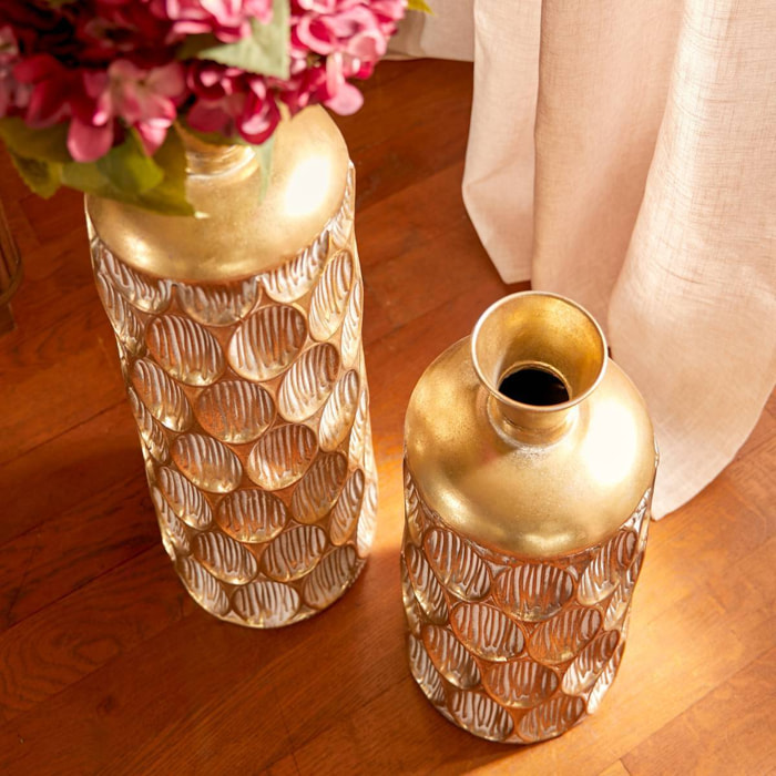 Vase Belli doré H41cm