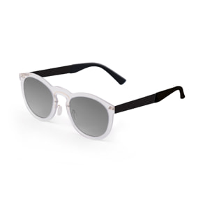 Gafas de sol OCEAN IBIZA - Exterior blanco transparente con interior ahumado y interior negro mate
