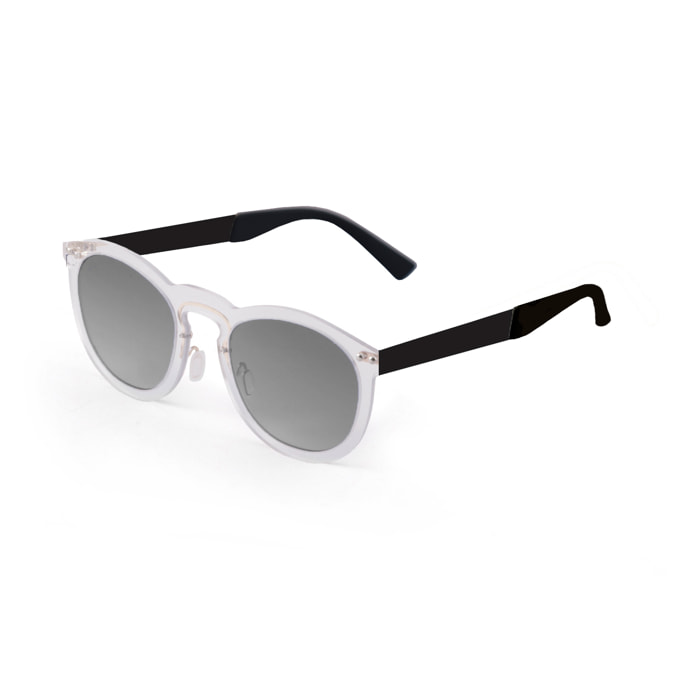 Gafas de sol OCEAN IBIZA - Exterior blanco transparente con interior ahumado y interior negro mate