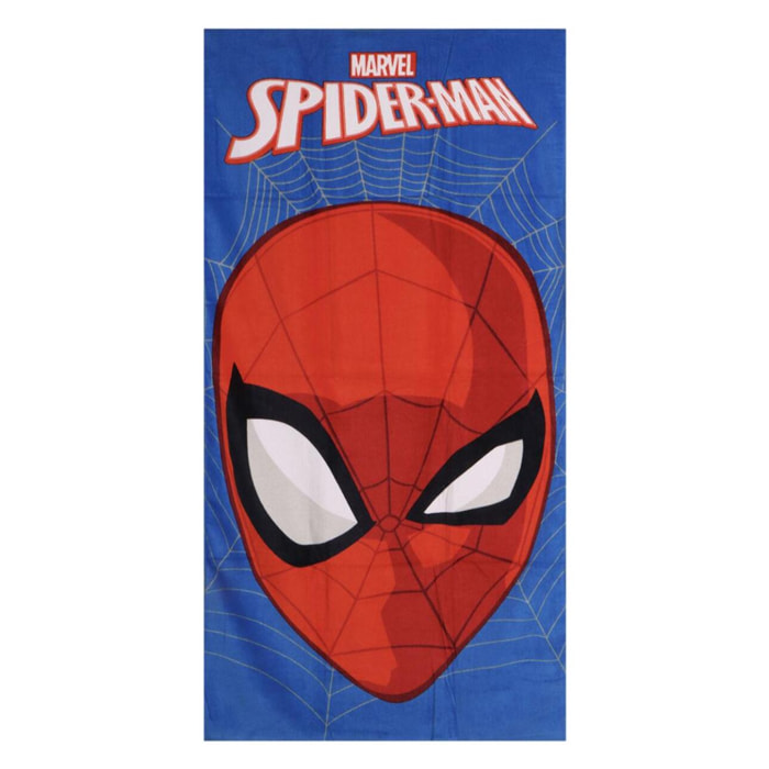 Toalla Microfibra de Spiderman - 70x140x1 cm - Color:Azul