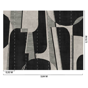 Papier peint panoramique Nuit statique  Intissé