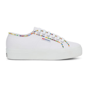 Scarpe da donna Superga Bianco 2740 MULTICOLOR BEADS