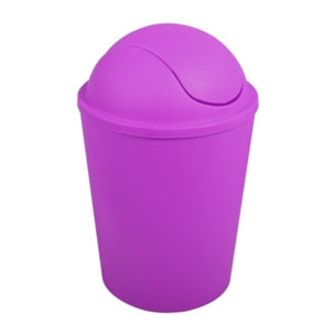 Poubelle à bascule AKO 5,5L Violet MSV