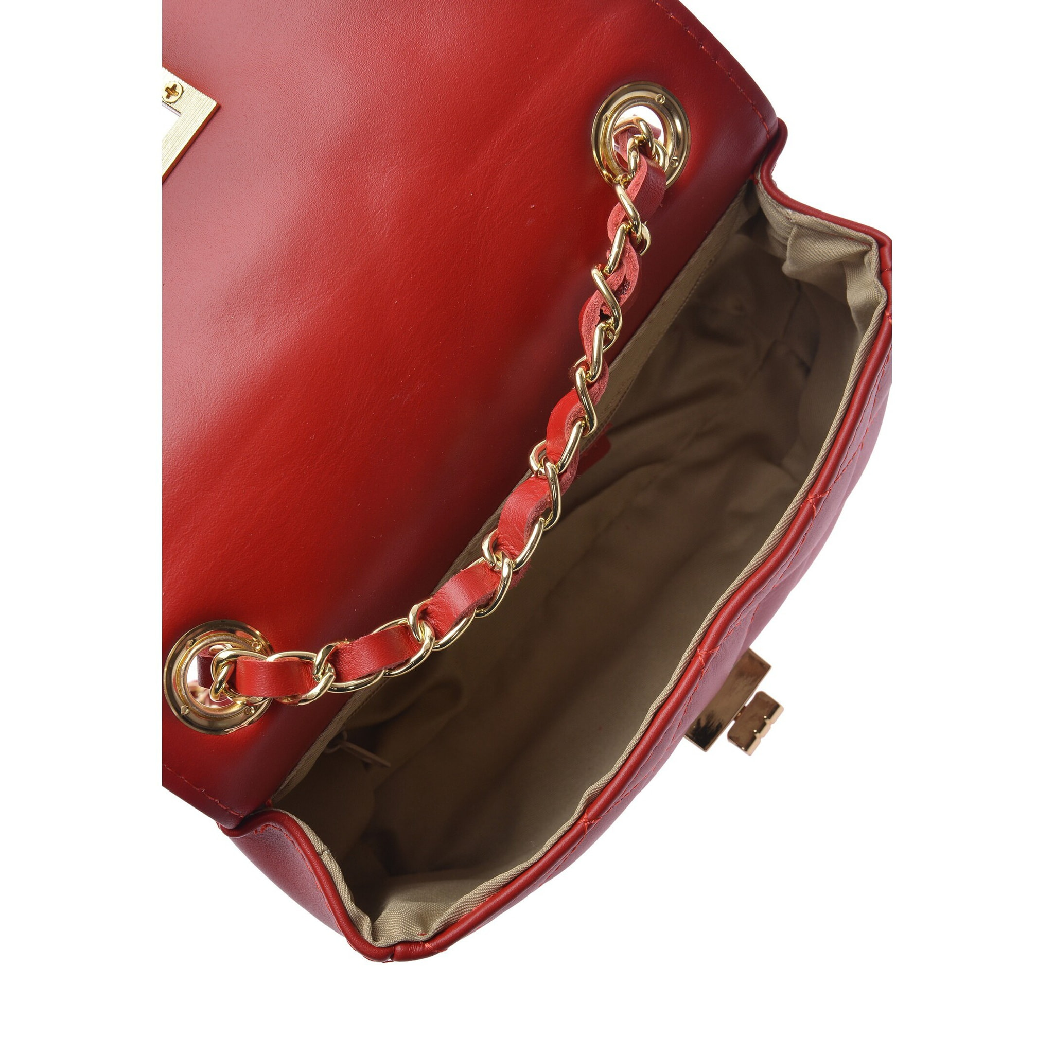 Borsa a spalla Anna Luchini Rosso