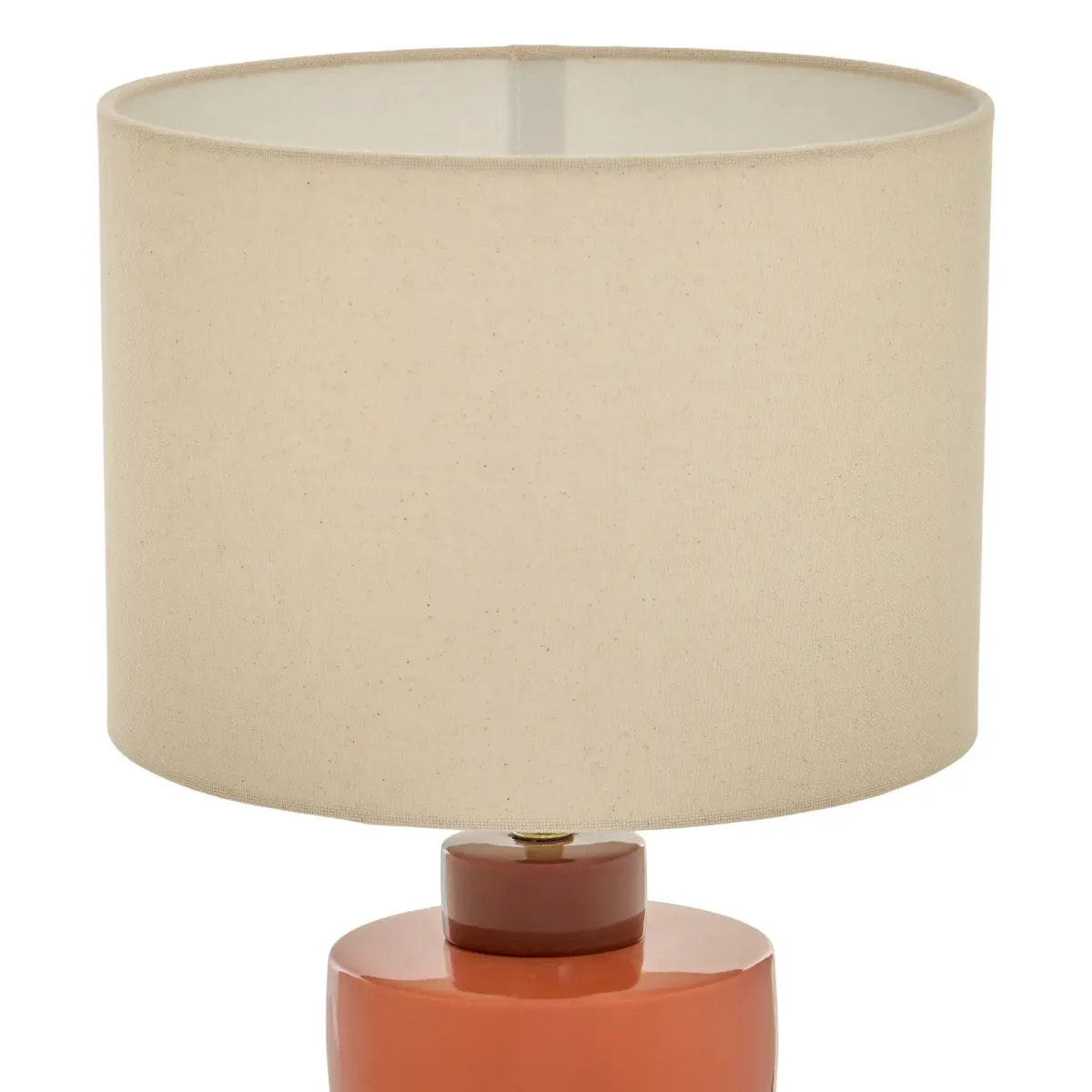 Lampe design Fiva cylindrique H.50cm marron