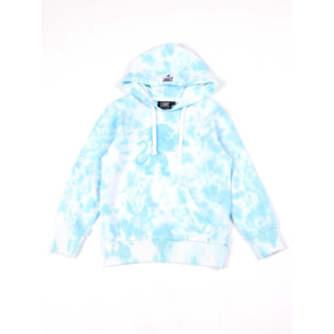 Leone Tie Dye sudadera sin capucha con capucha para niños