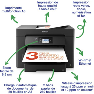 Imprimante jet d'encre EPSON WorkFoce WF-7830DTW