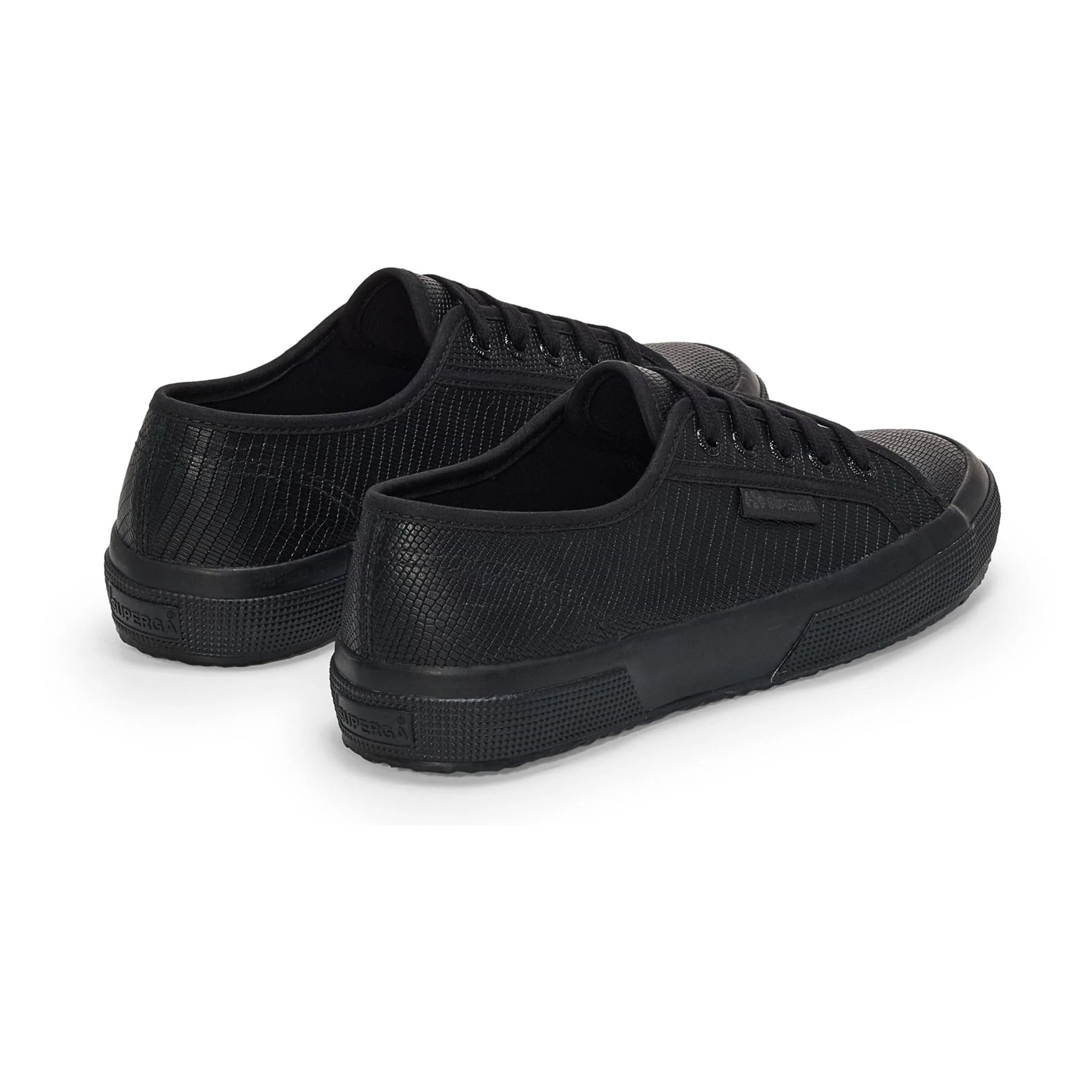 Superga - Donna Nero - 2750 Snake Leather
