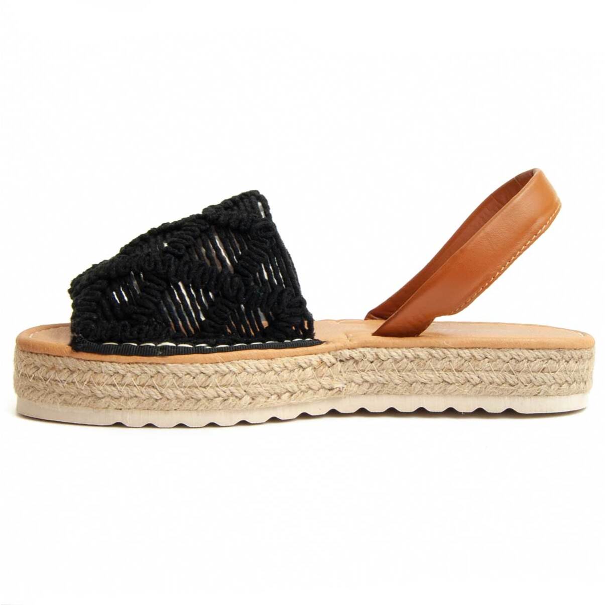 Sandalias de plataforma - Negro - Altura: 3 cm