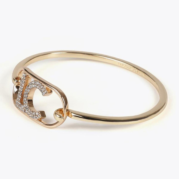 Bracciale Sottile Rigido Logo Ovale