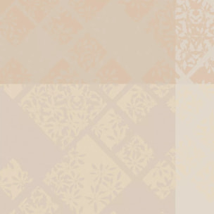 Serviette pur coton motif jacquard beige Mille pistils naturel