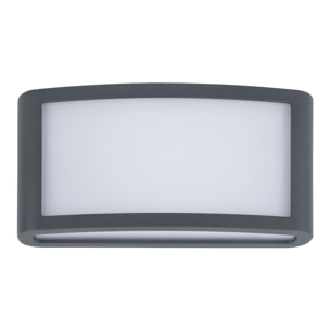 Zenitha aplique exterior negro con led blanco cálido 3000K