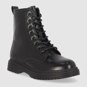 Botines - Negro - Tacón: Bajo