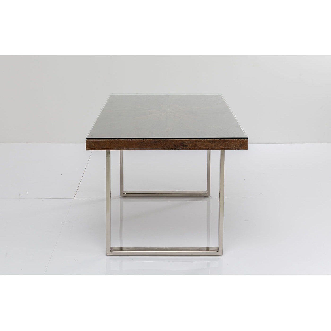 Table Conley 180x90cm pieds chromés Kare Design