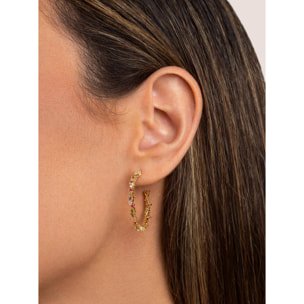 Orecchino Estellar Colors L Placcato Oro