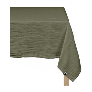 Nappe 150 x 250 cm double gaze de coton gaufrée - 9 coloris - GAIA