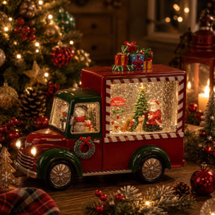 Furgoncino con santa led+musica - Pezzi 1 - ALTRO - Bianchi Dino SpA