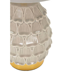 LAMPADA DA COMODINO PIGNY GRIGIA CM Ø 15X30,5