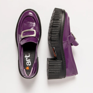 Zapatos con tacón 1372 NAPPA SHINNY PURPLE/YORK color Purple