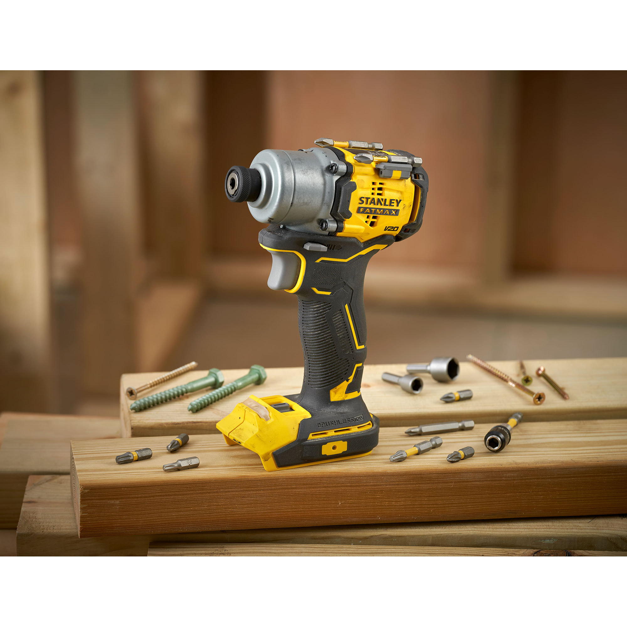 Visseuse à impacts 203Nm Brushless V20 FatMax 18V - 1 batterie 2Ah en malette Pro-Stack