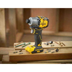 Visseuse à impacts 203Nm Brushless V20 FatMax 18V - 1 batterie 2Ah en malette Pro-Stack