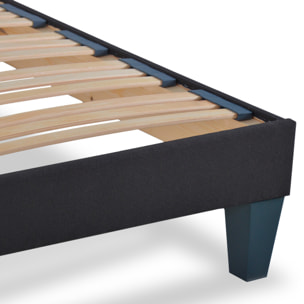 Ensemble Matelas Memoire de forme Absolu avec sommier en bois