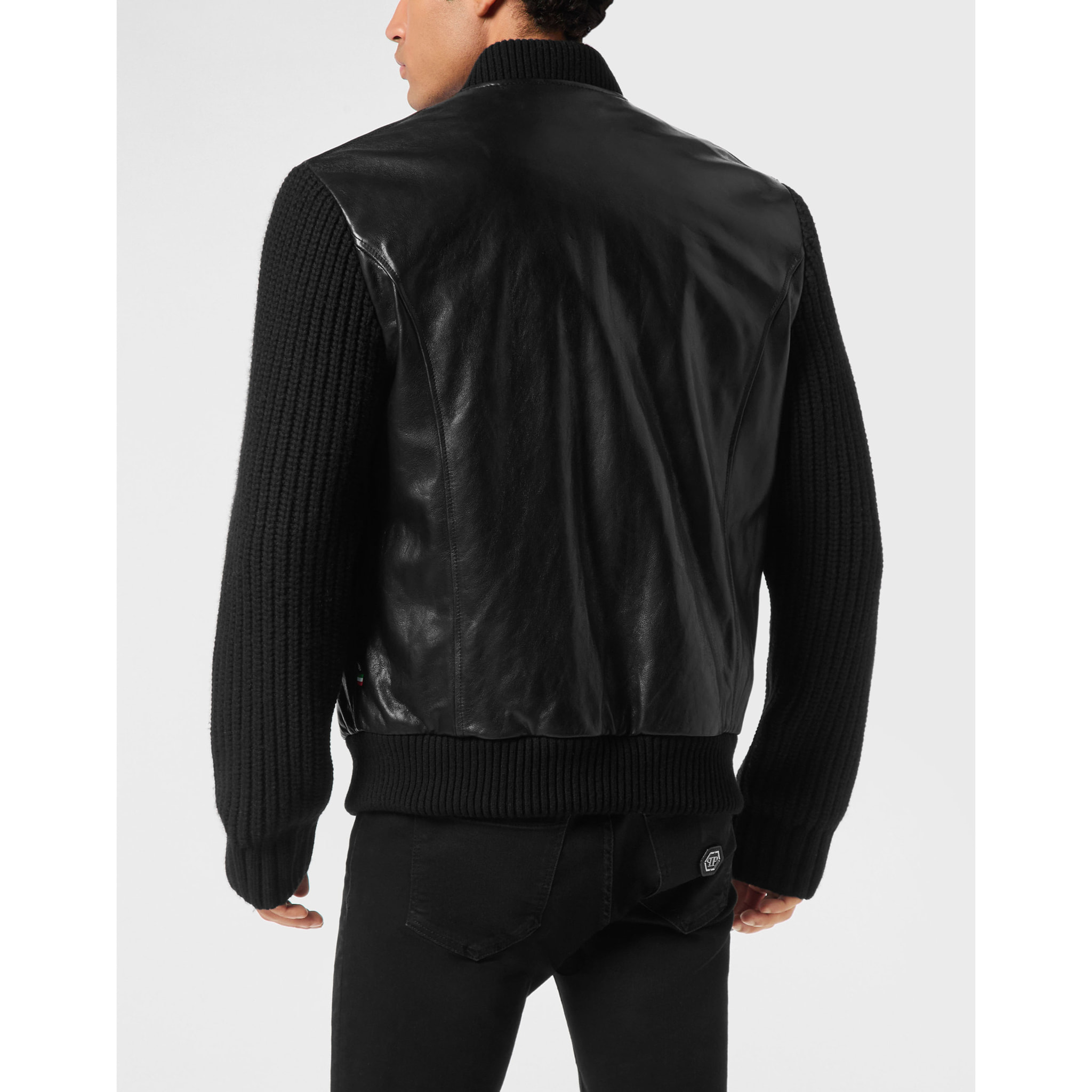 PHILIPP PLEIN Bomber de cuero
