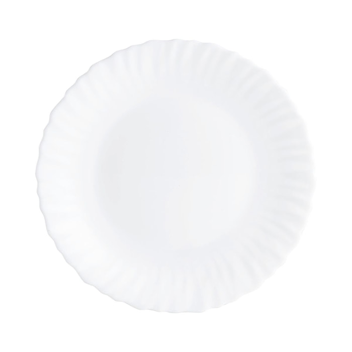 6 assiettes blanches 19 cm Feston - Luminarc