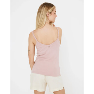 Camiseta Tirantes Básica Rosa - Elna