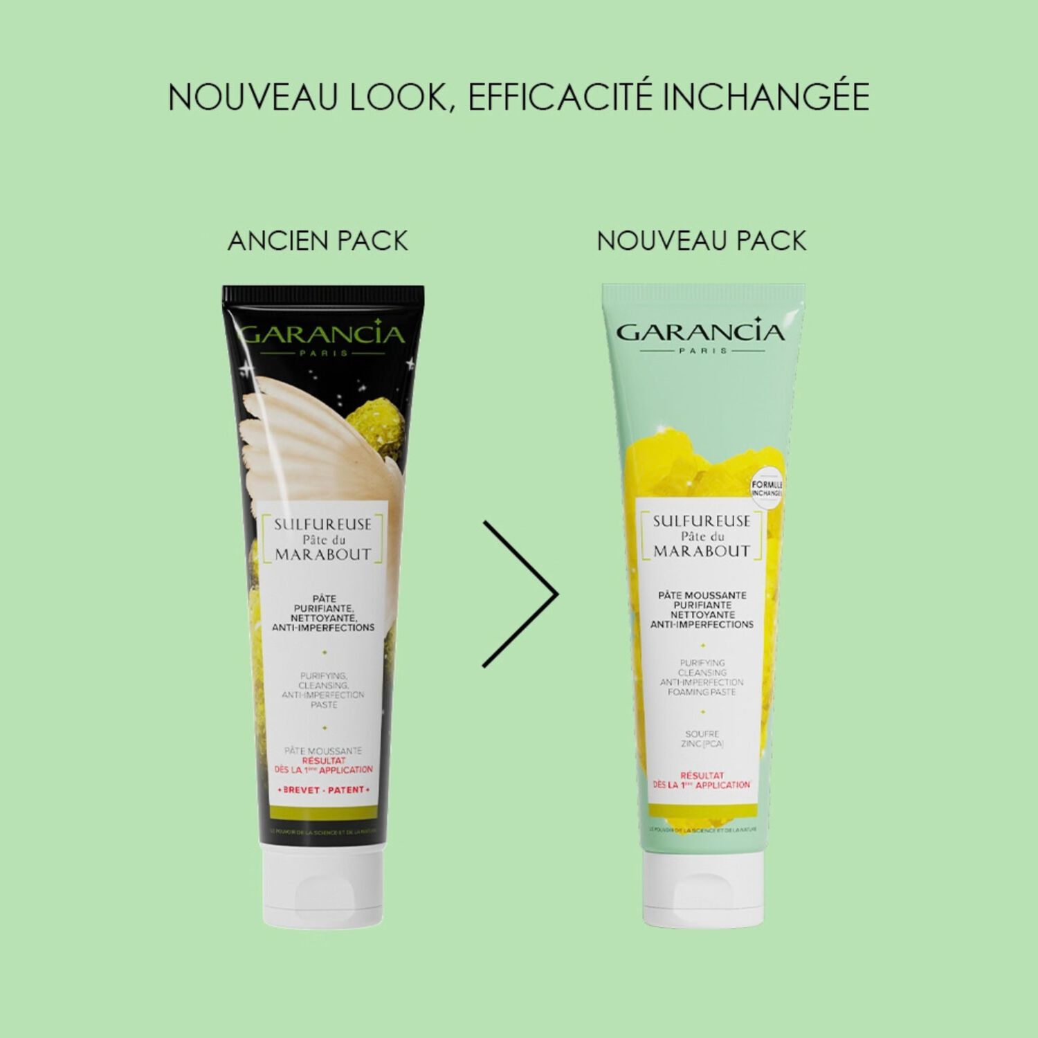 Sulfureuse Pâte du Marabout - Pâte Moussante Purifiante Nettoyante Anti-Imperfections 150 g