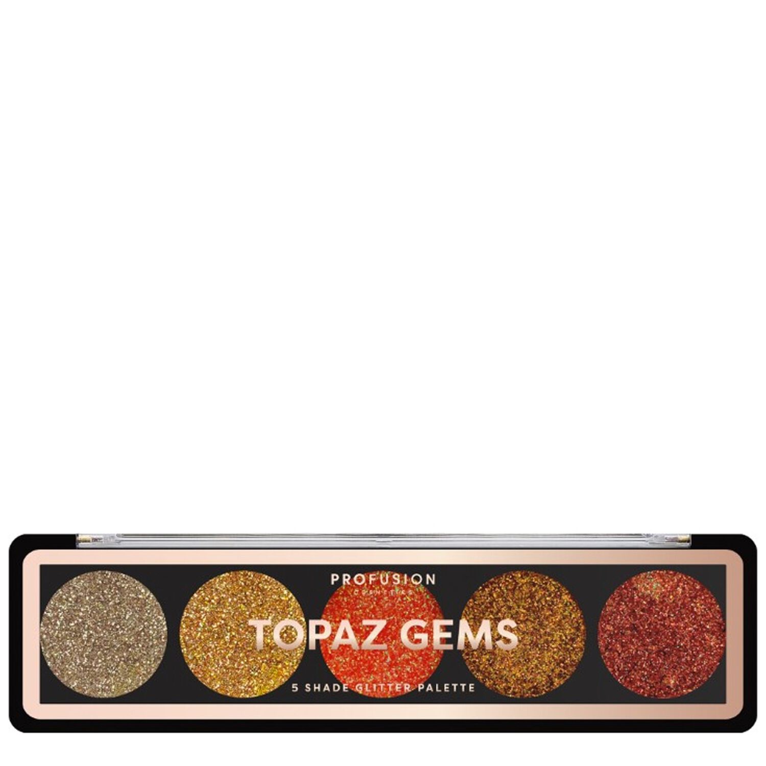 Palette Paillettes Topaz - Ombres à Paupières 5 Couleurs 40 g